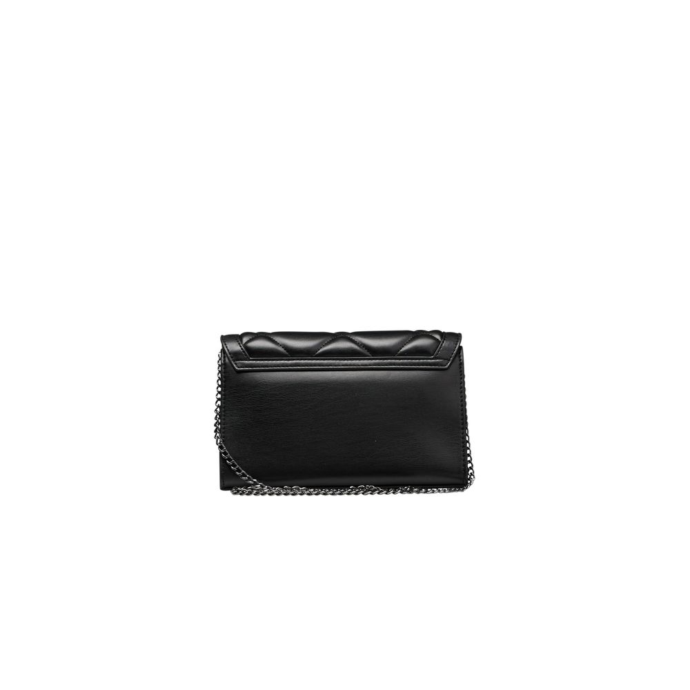 Love Moschino Schwarze Polyethylen-Kreuztasche