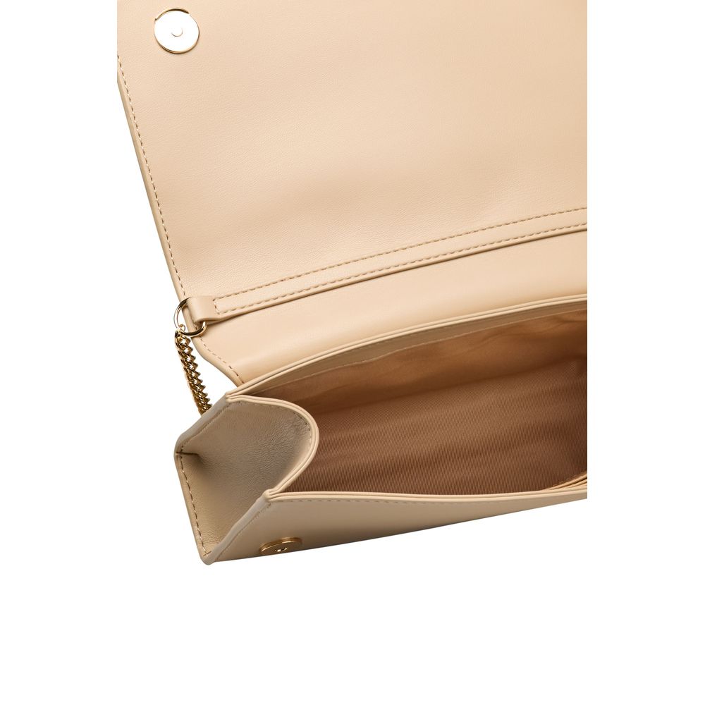 Love Moschino Beige Polyethylen Umhängetasche