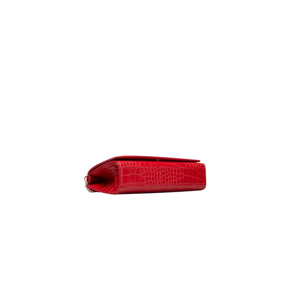 Love Moschino Rote Polyethylen-Kreuztasche