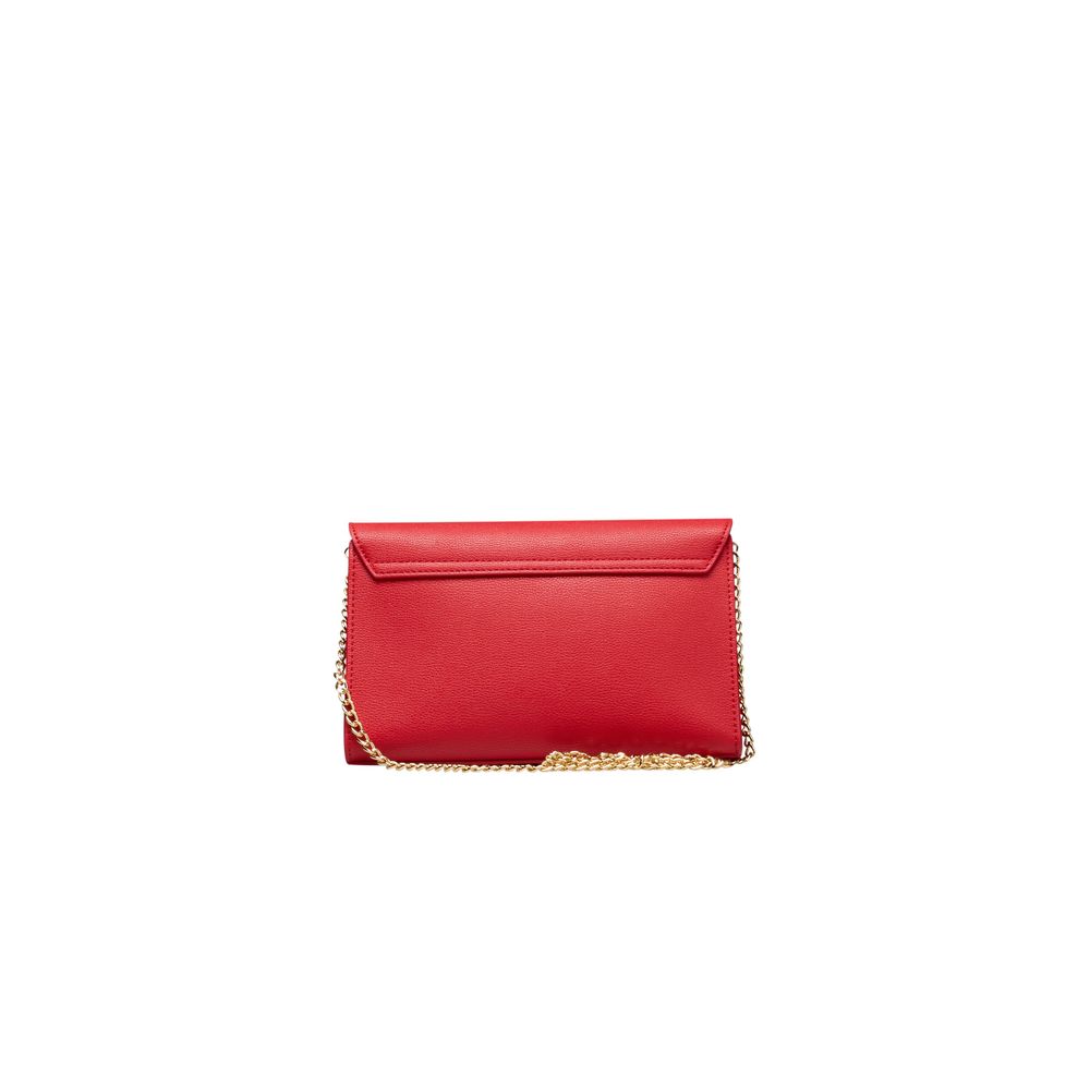 Love Moschino Rote Polyethylen-Kreuztasche