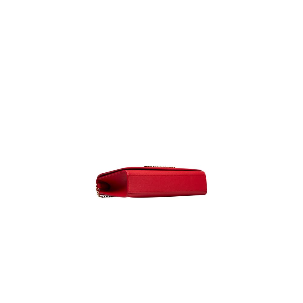 Love Moschino Rote Polyethylen-Kreuztasche