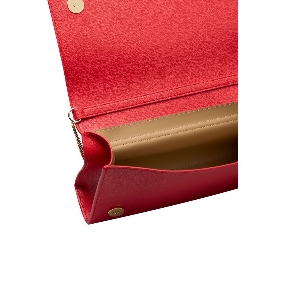 Love Moschino Rote Polyethylen-Kreuztasche