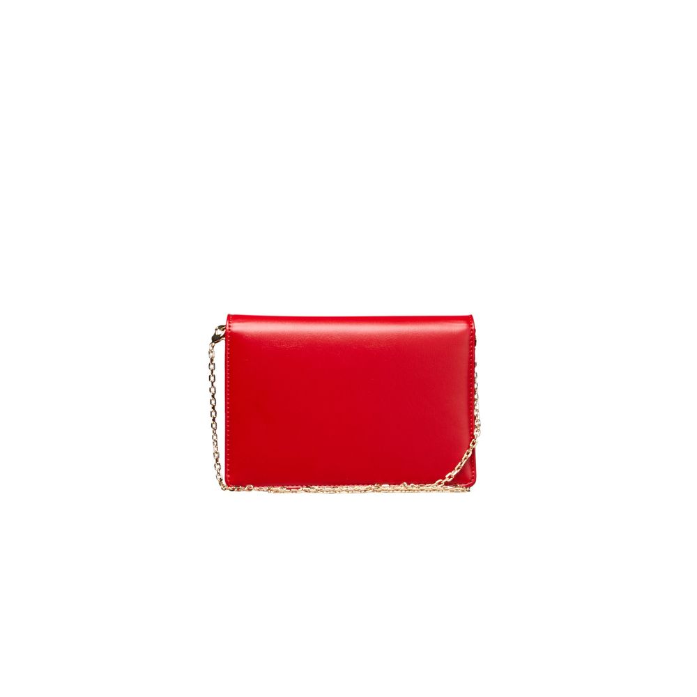 Love Moschino Rote Polyethylen-Kreuztasche