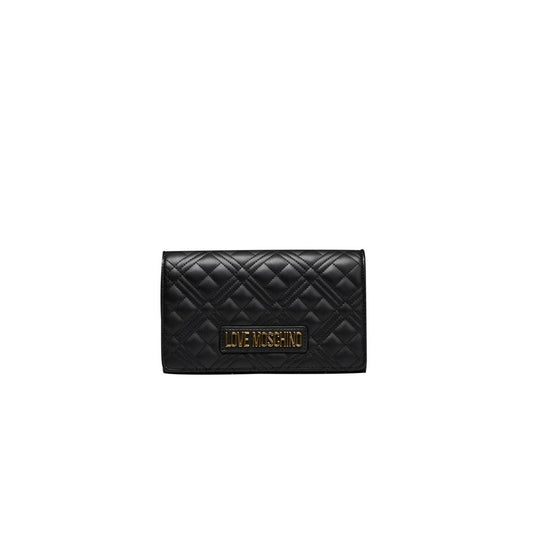 Love Moschino Schwarze Polyethylen-Kreuztasche