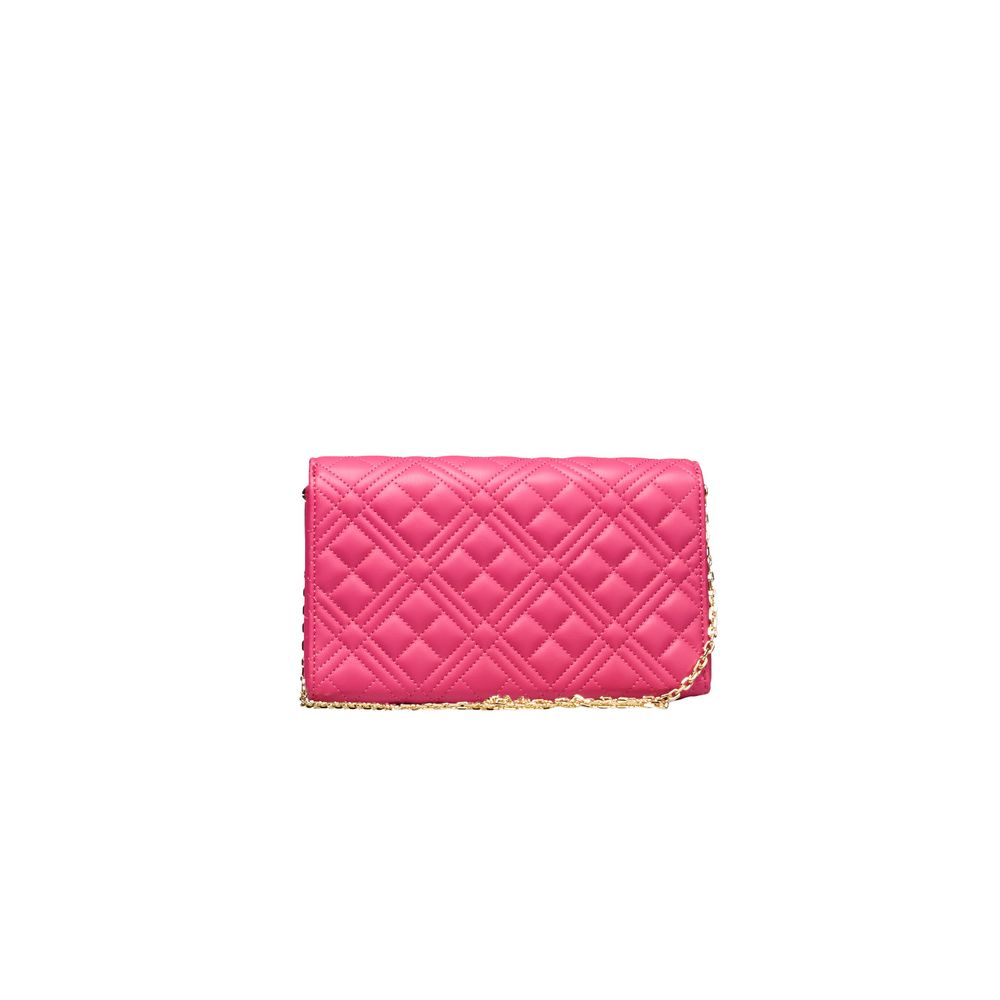 Love Moschino Fuchsia Polyethylen Crossbody Tasche