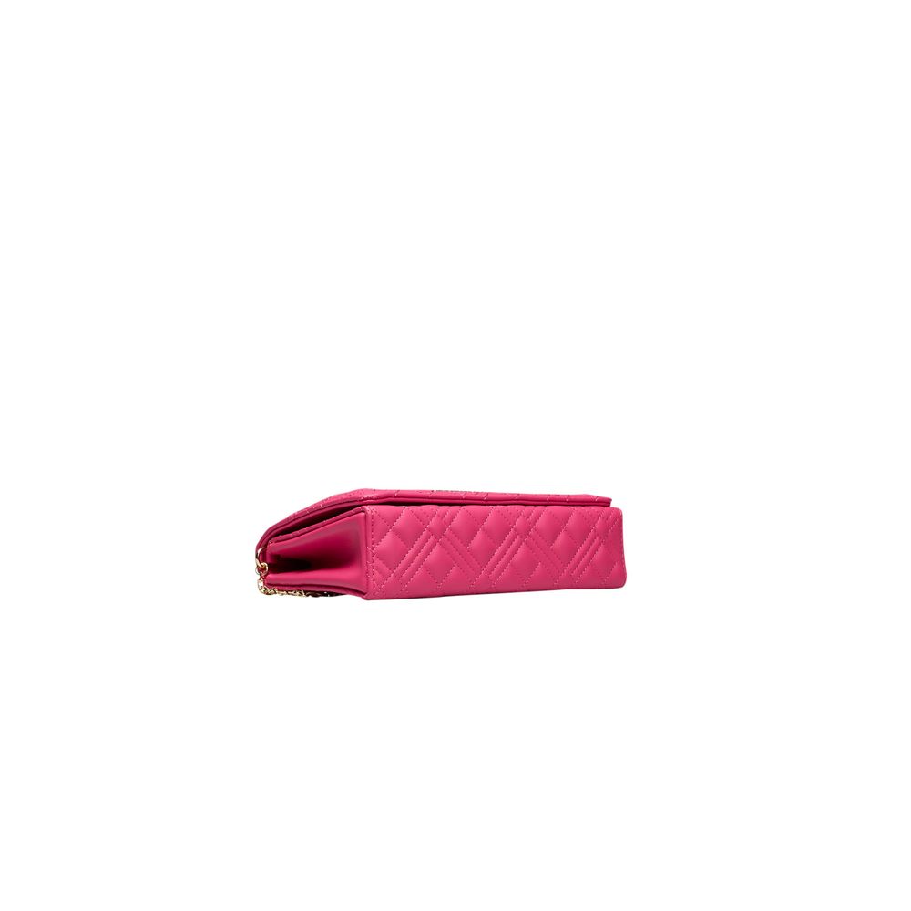 Love Moschino Fuchsia Polyethylen Crossbody Tasche