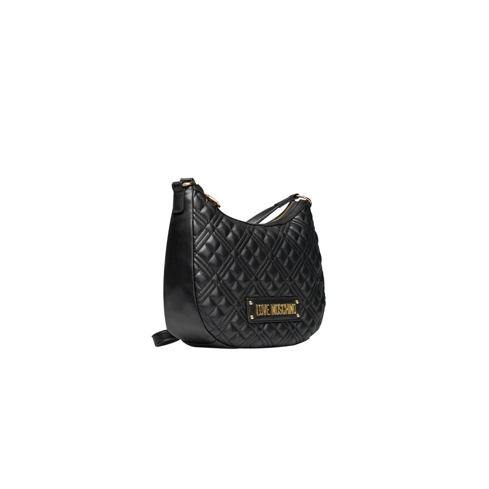 Love Moschino Schwarze Polyethylen-Kreuztasche