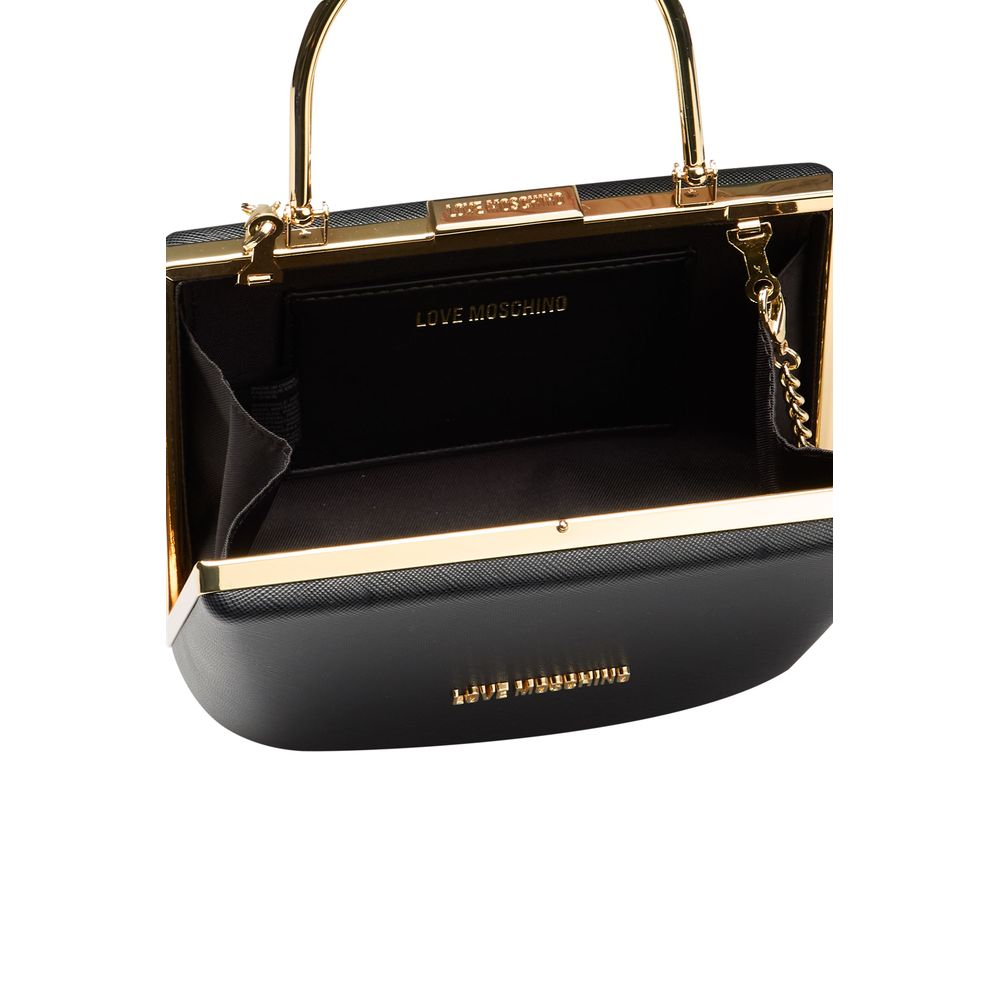 Love Moschino Schwarze Polyethylen-Handtasche