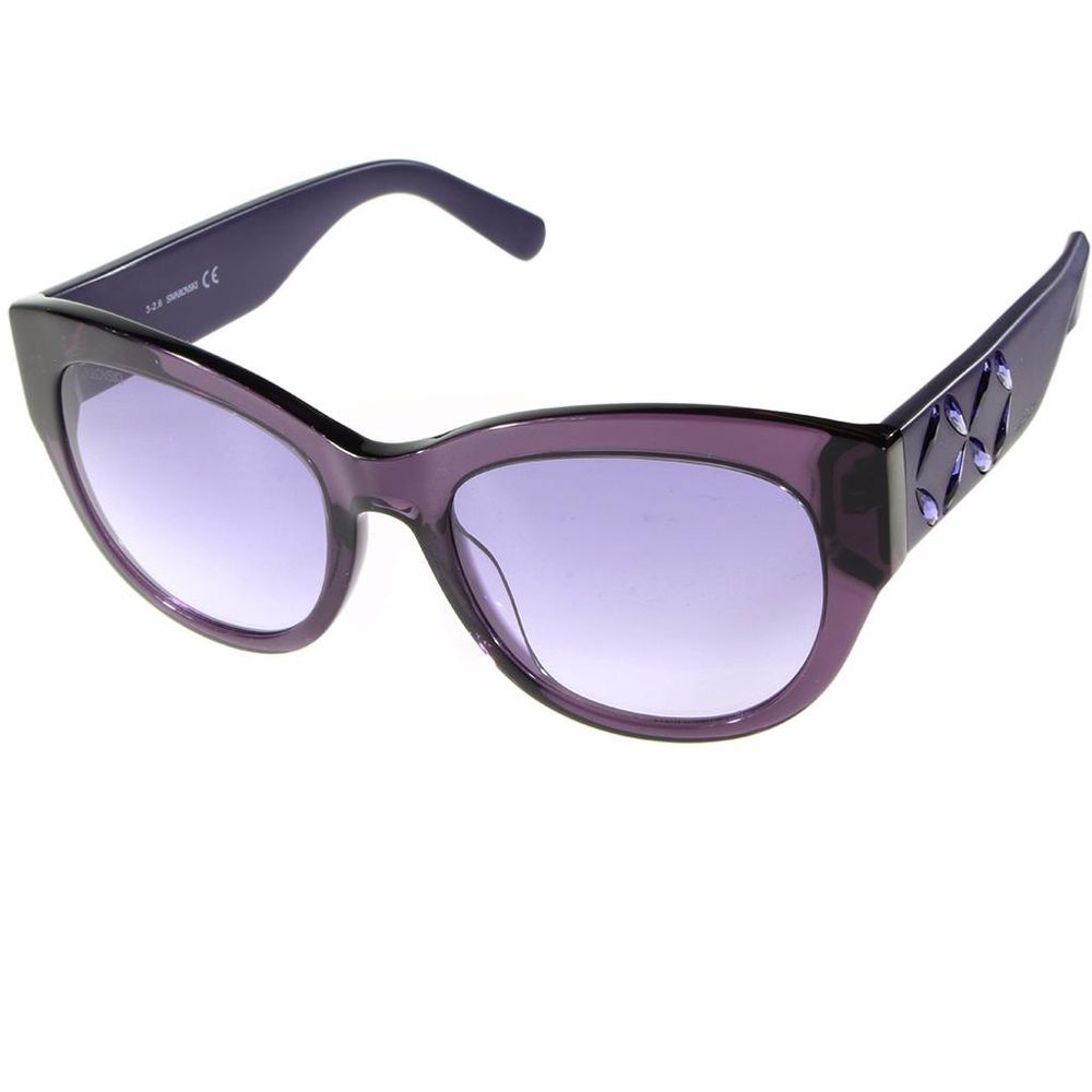 Swarovski Lila Kunststoff-Sonnenbrille