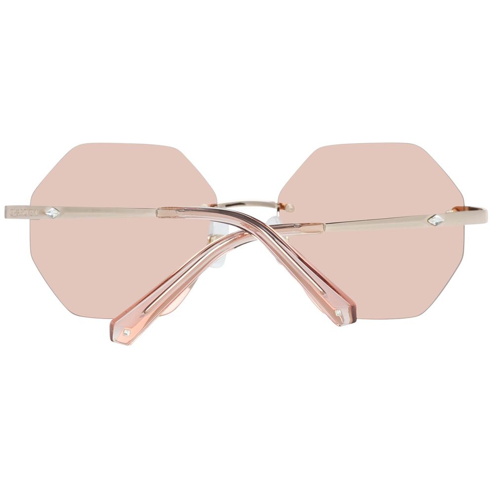 Swarovski Goldene Metall-Sonnenbrille