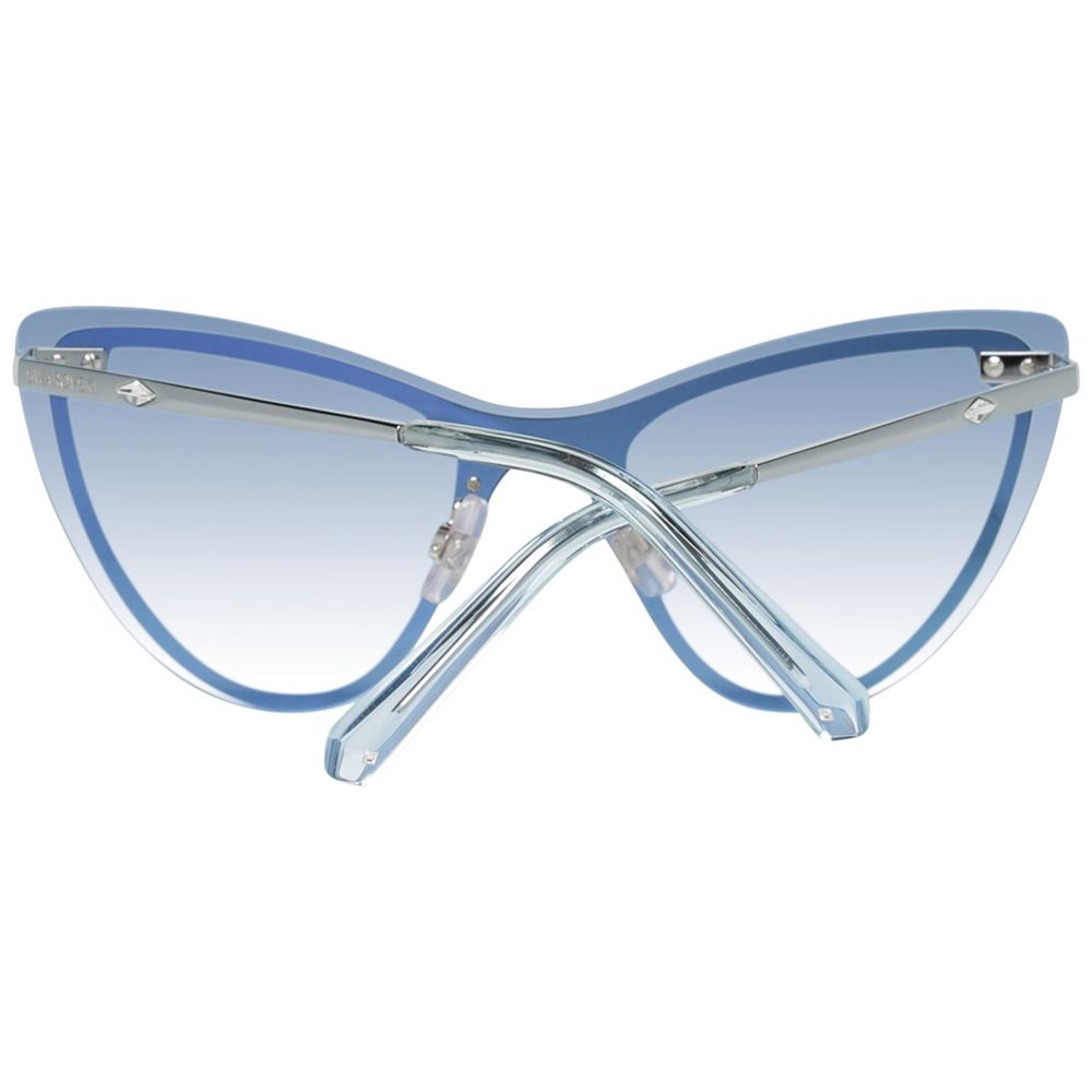 Swarovski Blaue Metall-Sonnenbrille