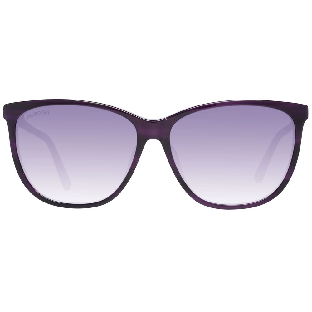 Swarovski Lila Kunststoff-Sonnenbrille