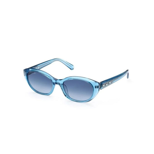 Swarovski Blaue Plastiksonnenbrille