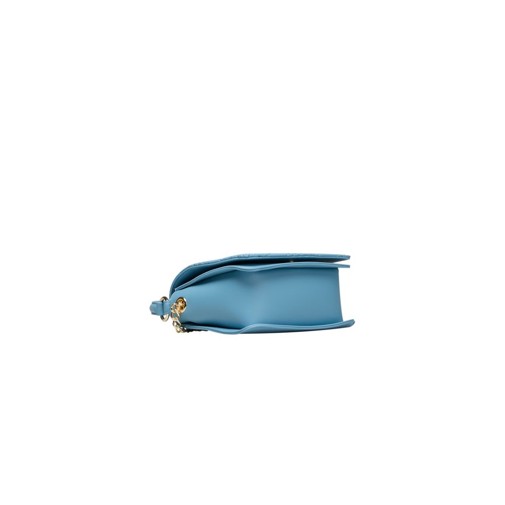 Love Moschino Hellblaue Polyethylen-Handtasche