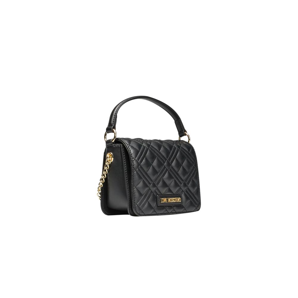 Love Moschino Schwarze Polyethylen-Handtasche