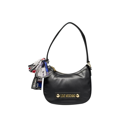 Love Moschino Schwarze Polyethylen-Handtasche