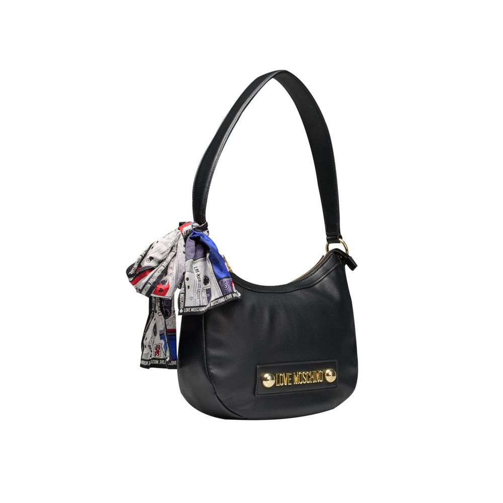 Love Moschino Schwarze Polyethylen-Handtasche