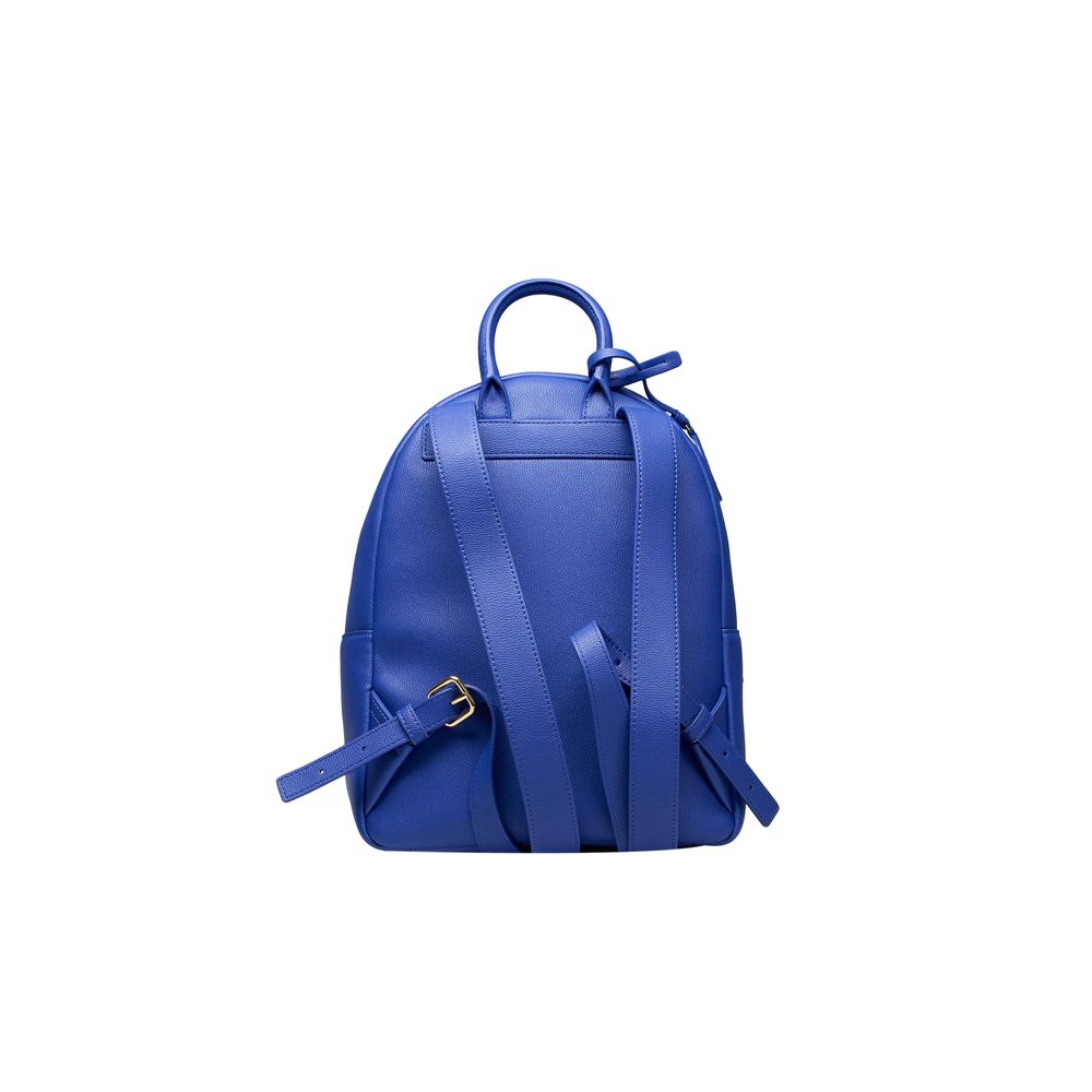 Love Moschino Blauer Polyethylen-Rucksack