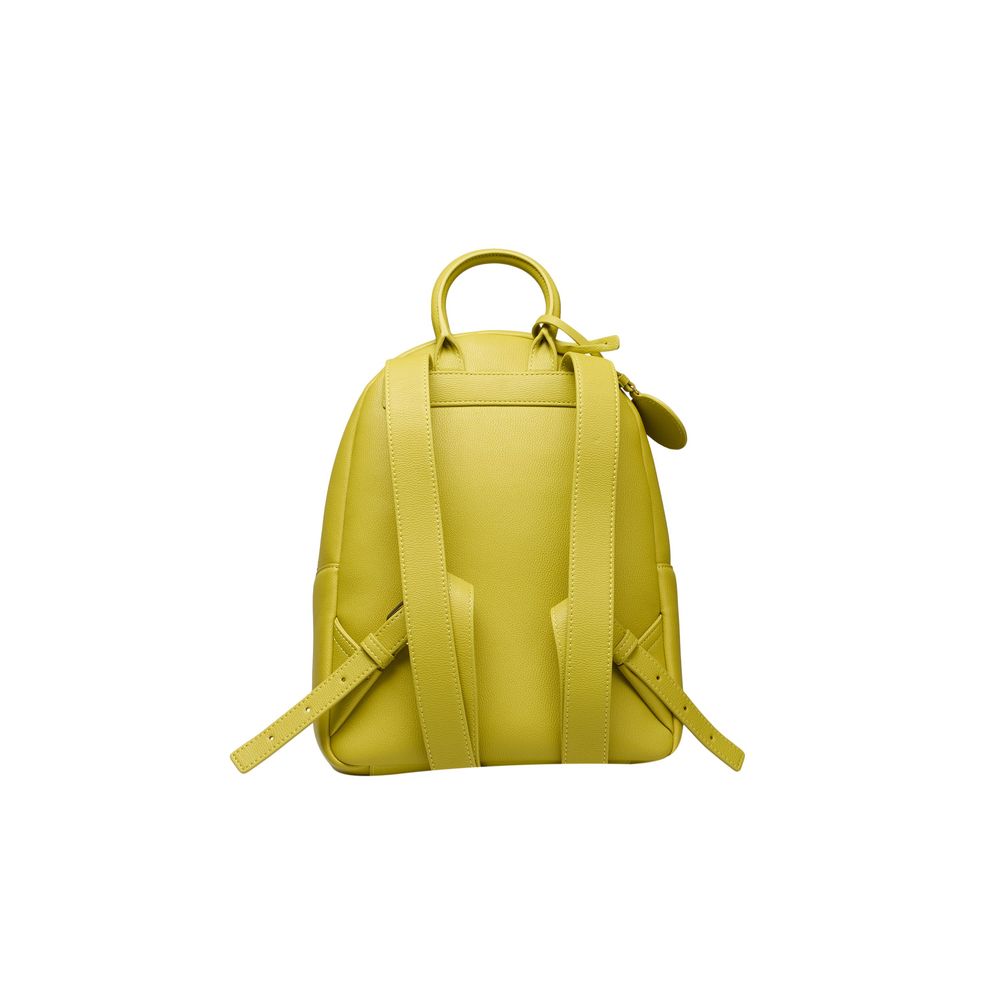 Love Moschino Gelber Polyethylen-Rucksack