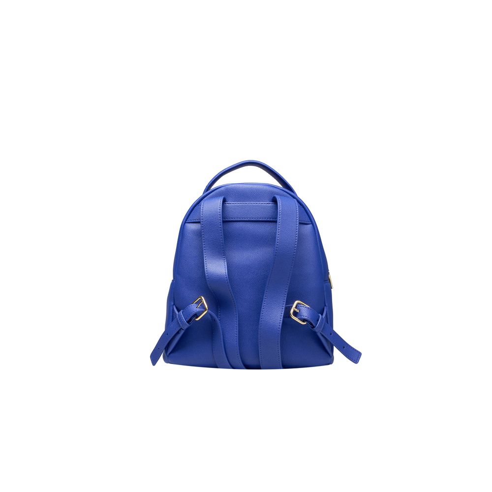 Love Moschino Blauer Polyethylen-Rucksack