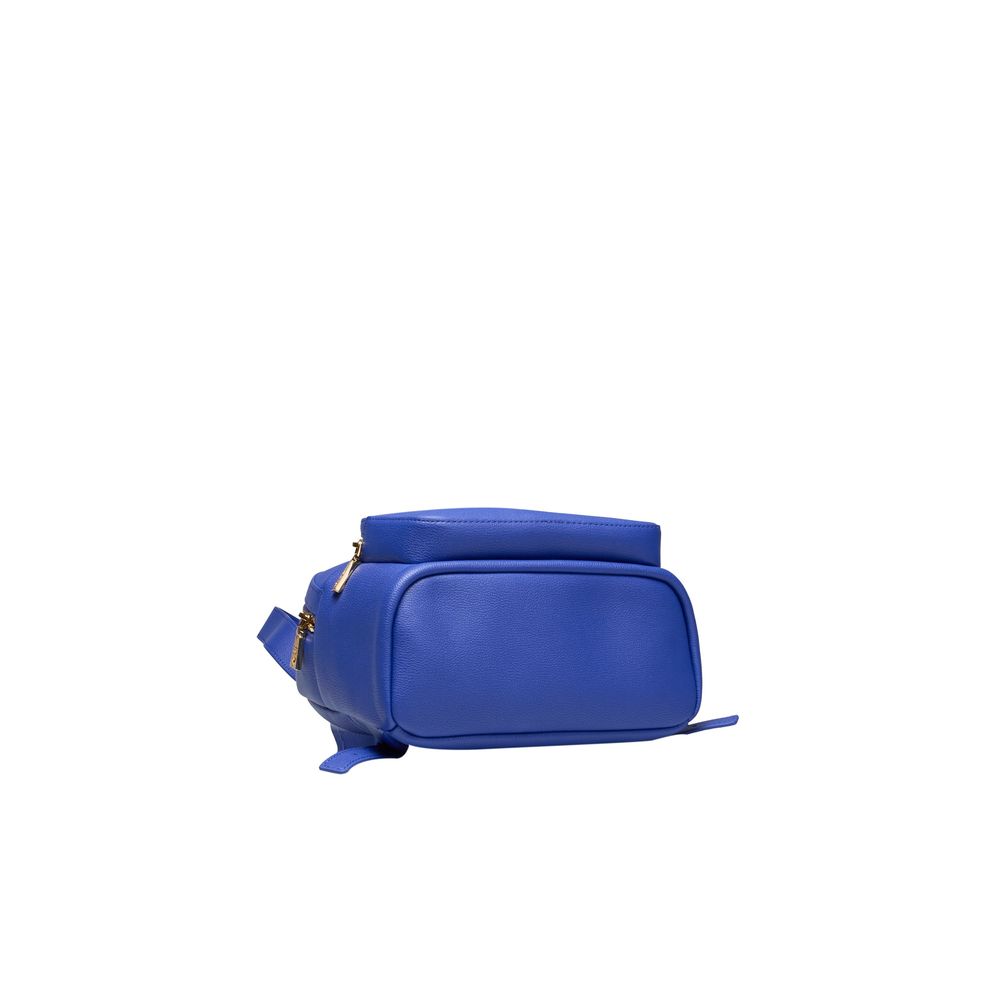 Love Moschino Blauer Polyethylen-Rucksack