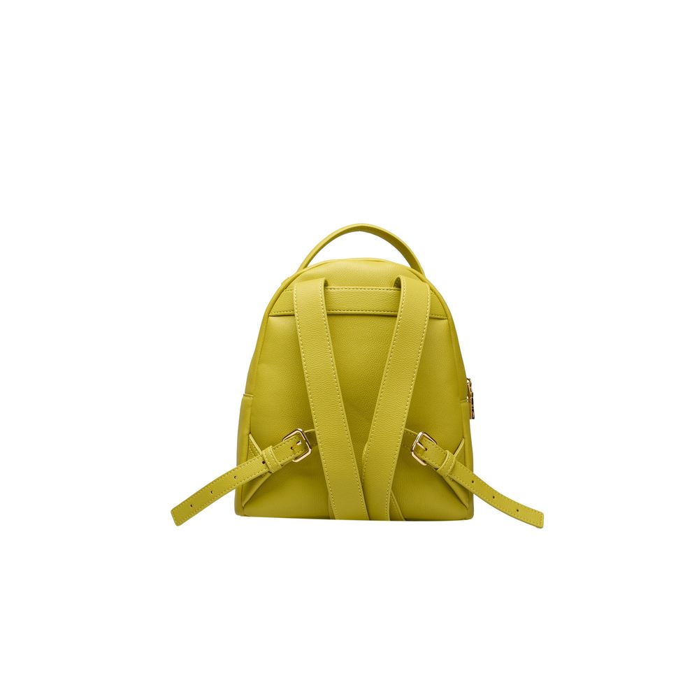 Love Moschino Gelber Polyethylen-Rucksack