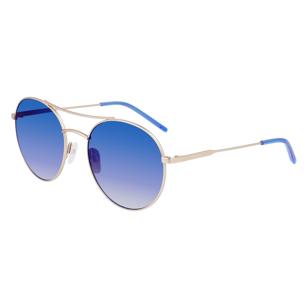 DKNY Goldene Metall-Sonnenbrille