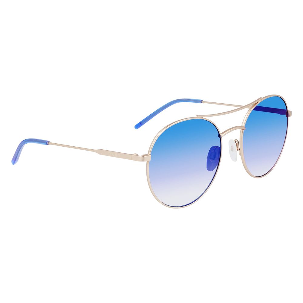 DKNY Goldene Metall-Sonnenbrille