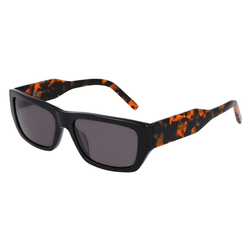 DKNY Schwarze Acetat-Sonnenbrille