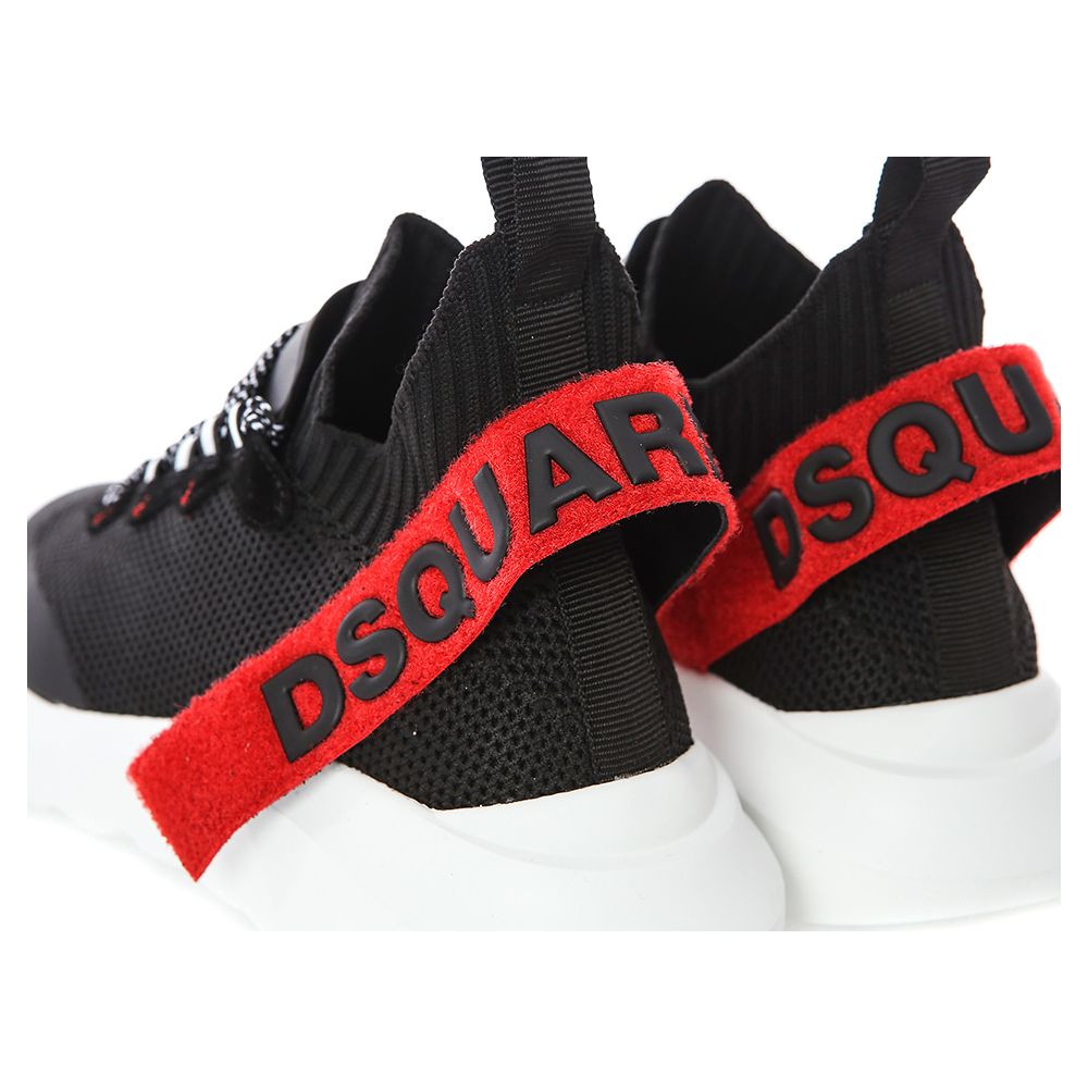 Dsquared² Schwarzer Polyester Sneaker