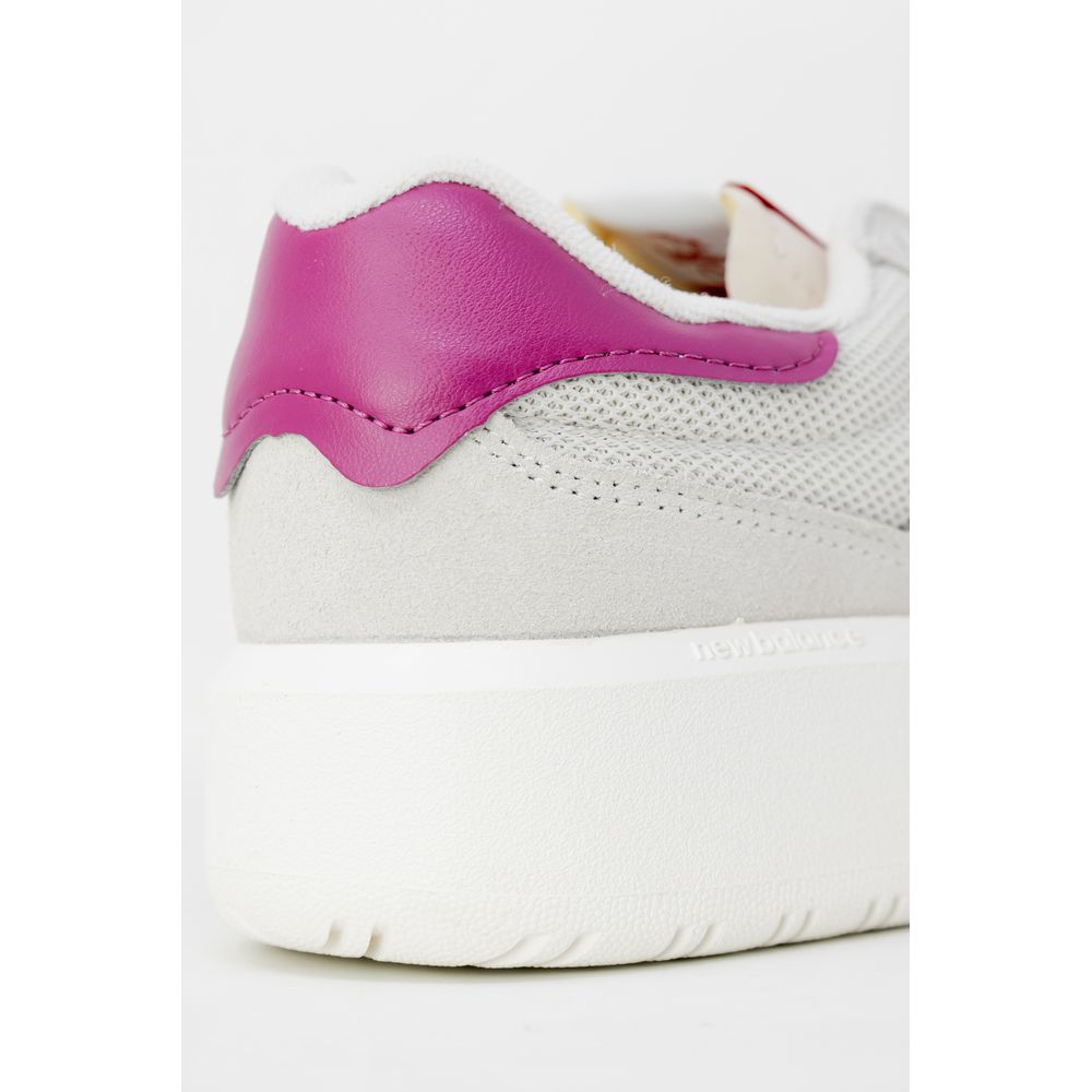 New Balance Rosa Leder Sneaker