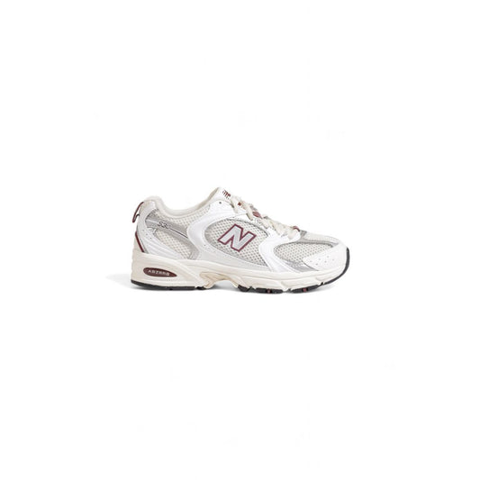 New Balance Cremefarbenes Synthetikmaterial Sneaker