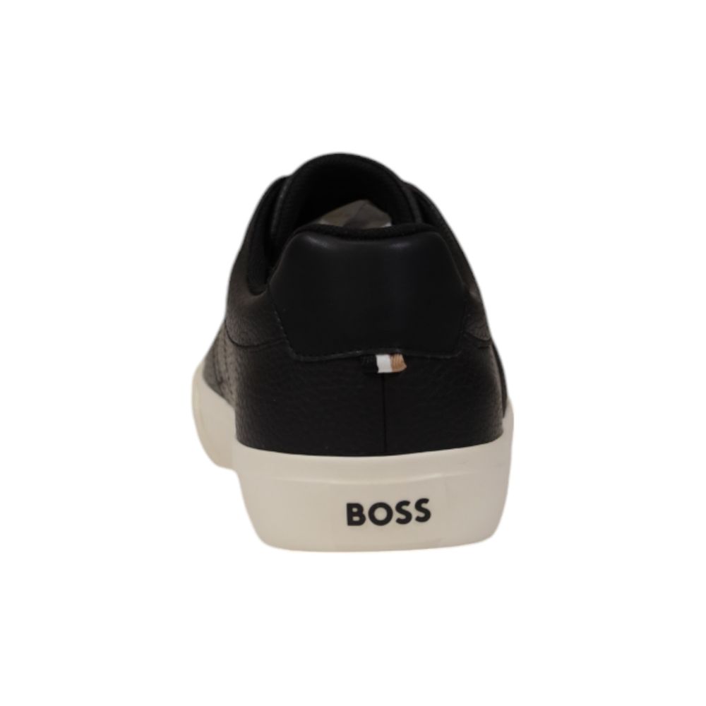 Hugo Boss Schwarzer Leder-Sneaker