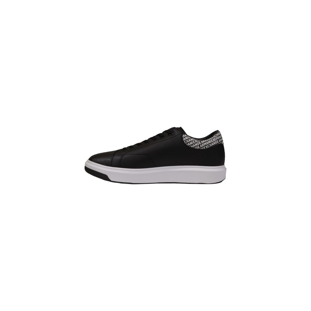 Armani Exchange Schwarzer Leder-Sneaker