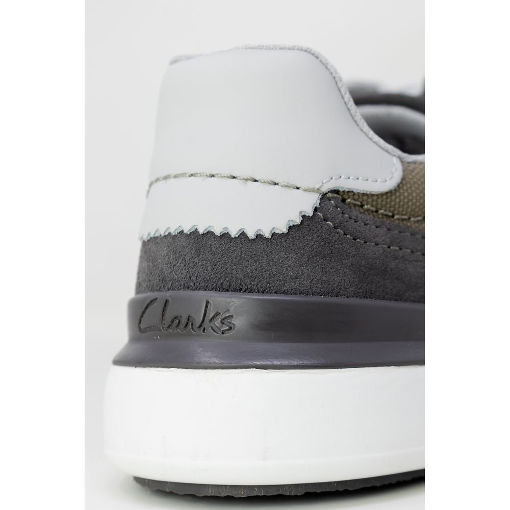 Clarks Graue Gummi-Sneaker