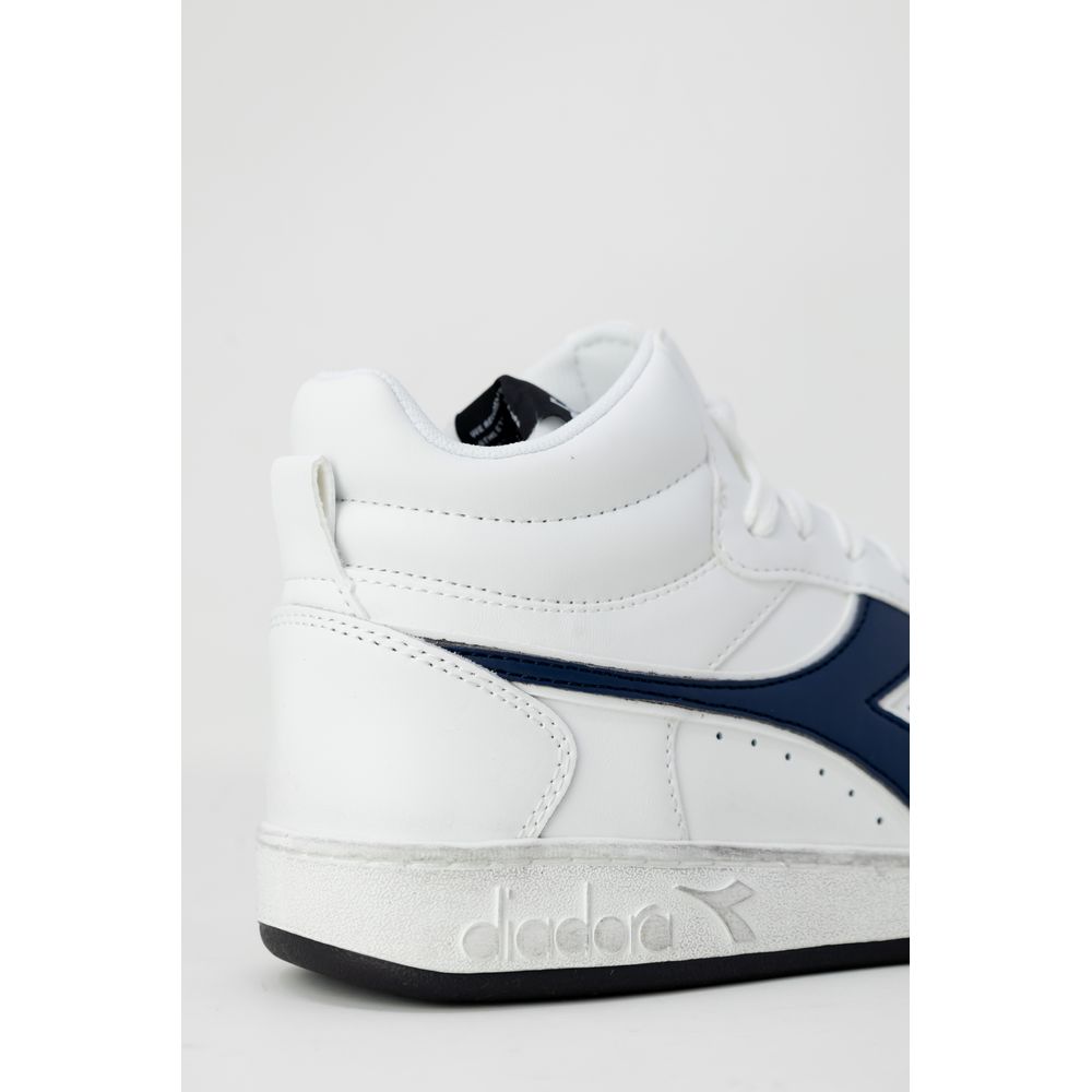 Diadora Blaue Leder Sneaker