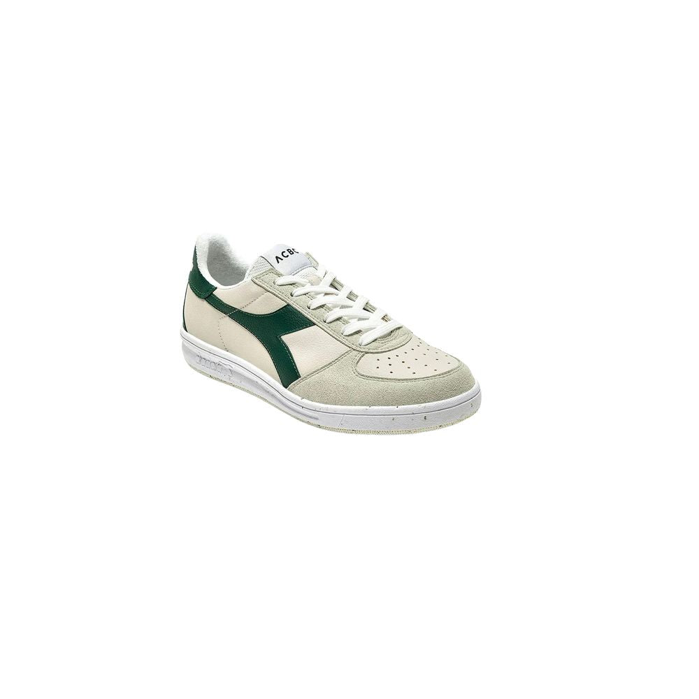 Diadora Grüner Leder-Sneaker