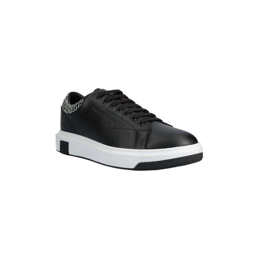 Armani Exchange Schwarzer Polyester Sneaker