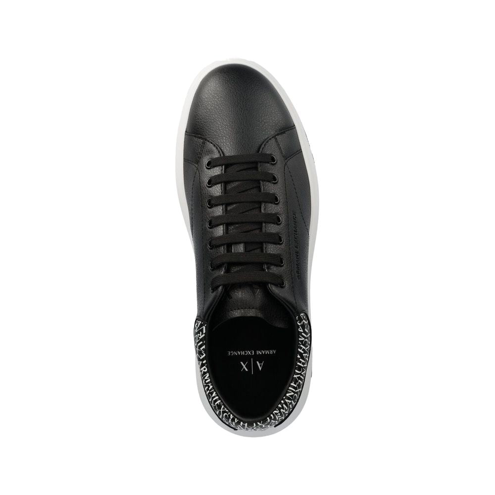 Armani Exchange Schwarzer Polyester Sneaker