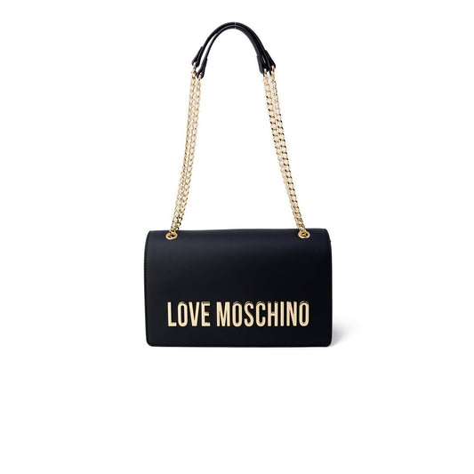 Love Moschino Schwarze Polyethylen-Handtasche