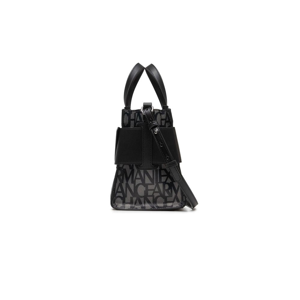 Armani Exchange Schwarze Polyethylen-Handtasche