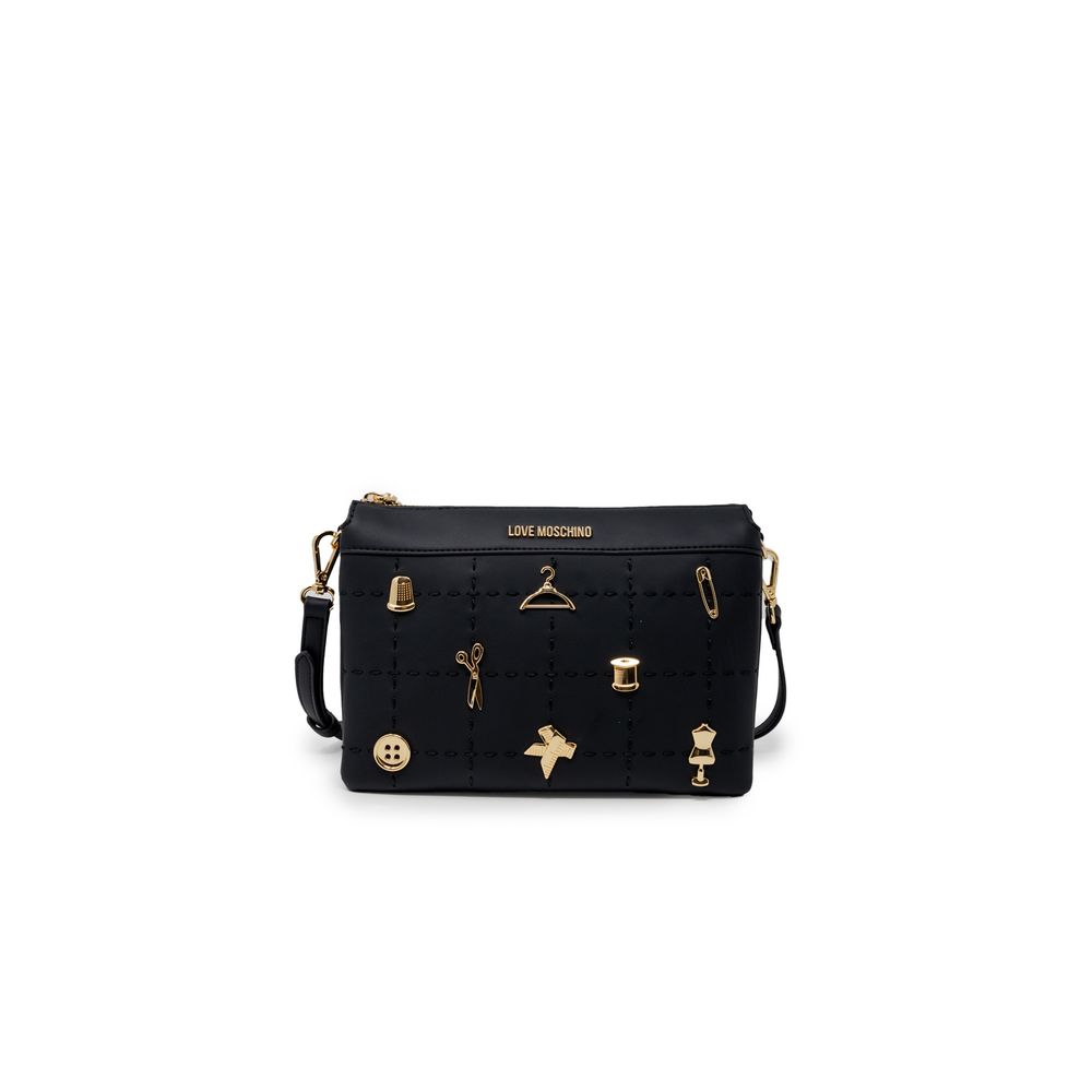 Love Moschino Schwarze Polyethylen-Handtasche