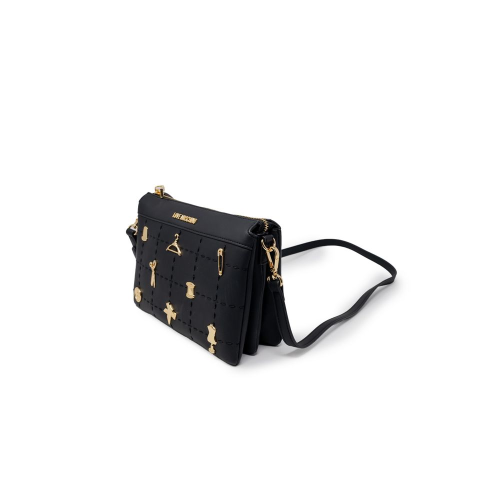 Love Moschino Schwarze Polyethylen-Handtasche