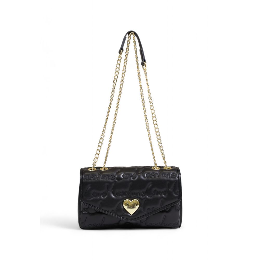 Love Moschino Schwarze Polyethylen-Handtasche