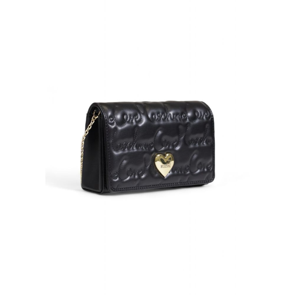 Love Moschino Schwarze Polyethylen-Handtasche