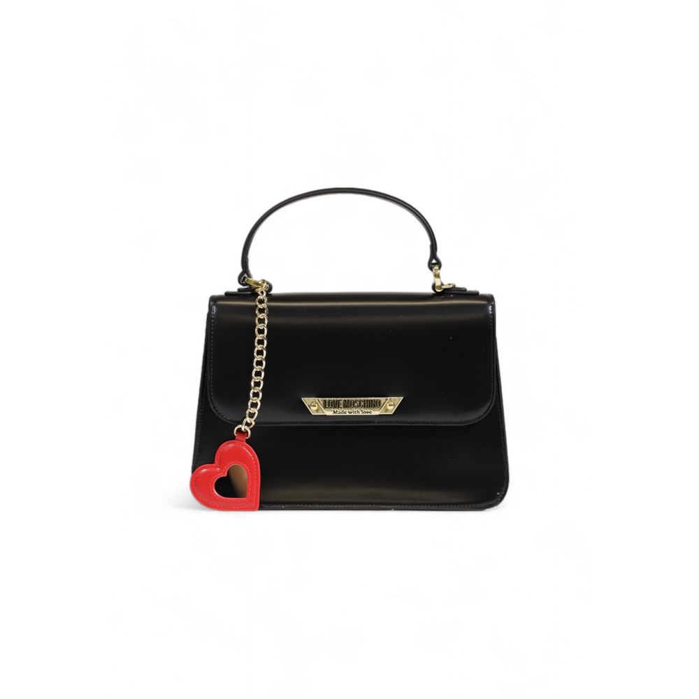 Love Moschino Schwarze Polyethylen-Handtasche