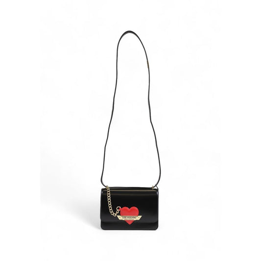 Love Moschino Schwarze Polyethylen-Handtasche