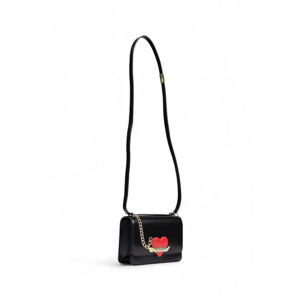 Love Moschino Schwarze Polyethylen-Handtasche