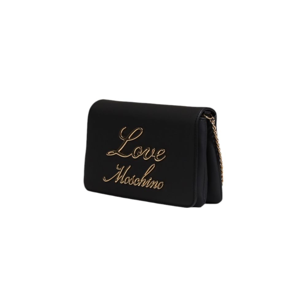 Love Moschino Schwarze Polyethylen-Handtasche