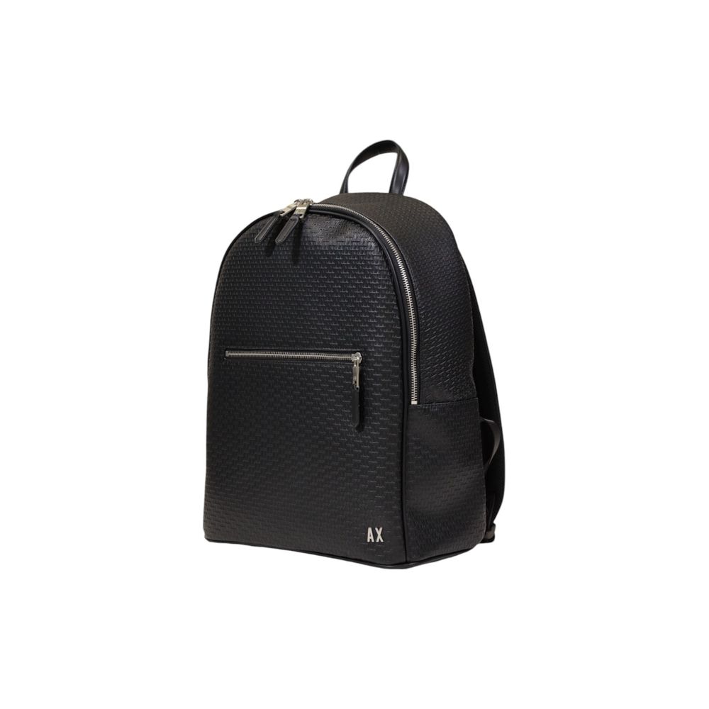 Armani Exchange Schwarzer Polyester-Rucksack